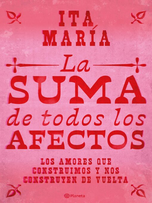 Title details for La suma de todos los afectos by Ita María - Available